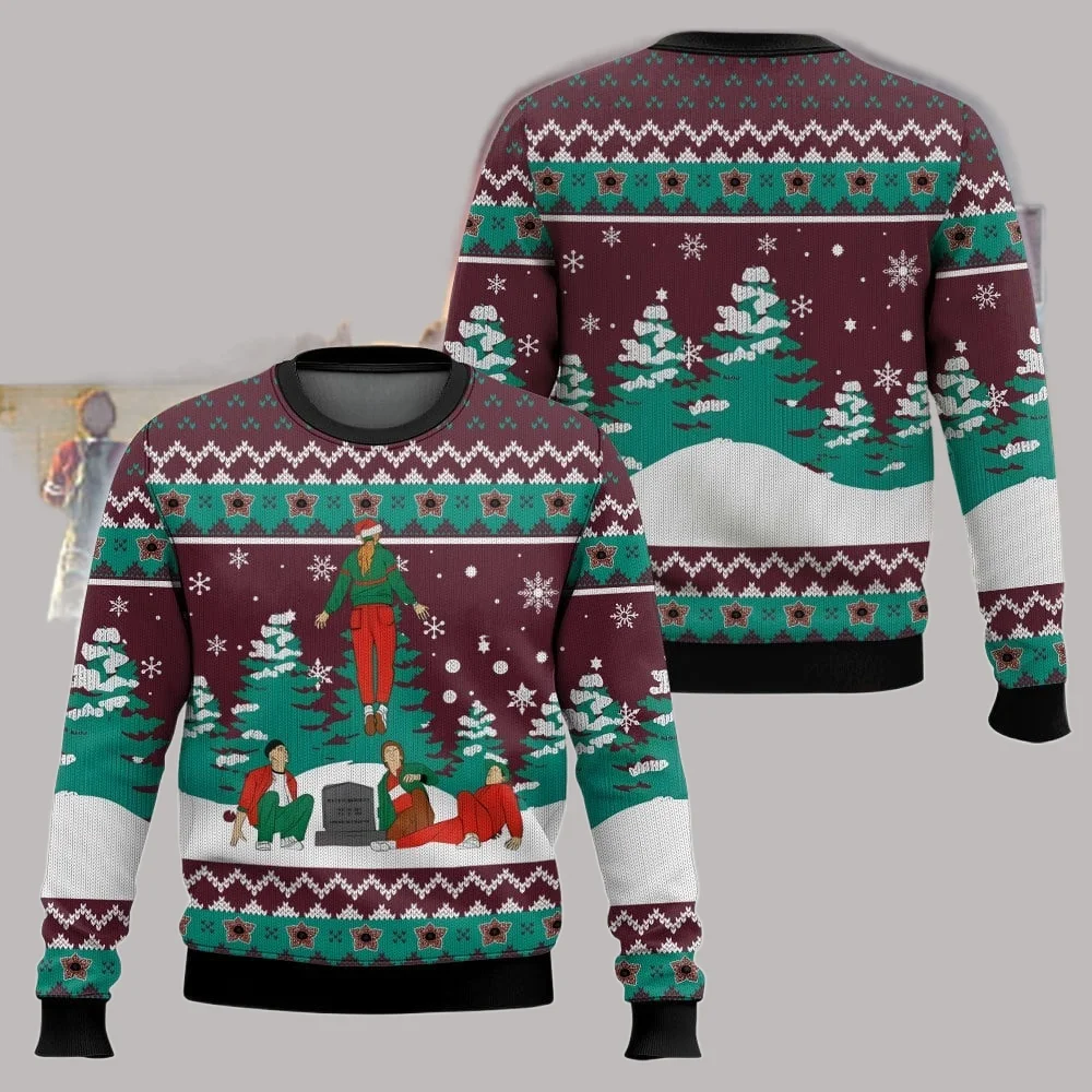 Have A Hellfire Xmas Eddie Munson Ugly Christmas Sweater Funny Holiday Party Pullover Sweaters for Men Women Xmas Gift 2026