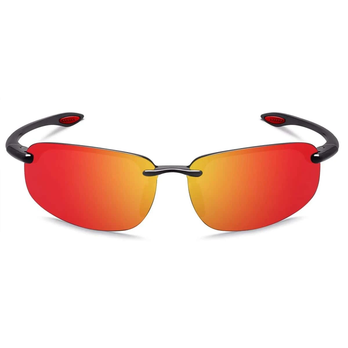 JULI Sport-Sonnenbrille für Herren und Damen, TR90, randloser Rahmen, UV400-Schutz für Radfahren, Laufen, Angeln, Baseball, Fahren, 8001 – Detail 21