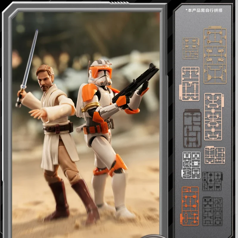 NEW Blokees Star Wars Action Figure Obi Wan Kenobi Toys Commander Cody CC-2224 Champion Class Assembly Model Kit Model Gifts