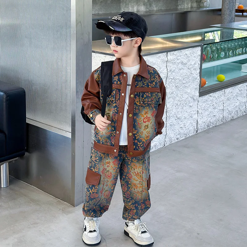 printemps-automne-mode-imprime-garcon-vetements-ensemble-enfants-garcons-patchwork-denim-veste-pantalon-2-pieces-ensemble-enfant-en-bas-age-costume-enfants-tenue