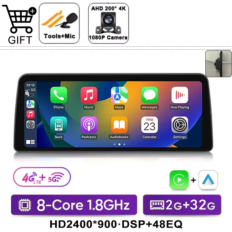 12.3inch Screen For Land Rover Discovery Sport L550 2015-2019 Car Radio Multimedia Player Wireless CarPlay Android Auto Navi GPS image 3