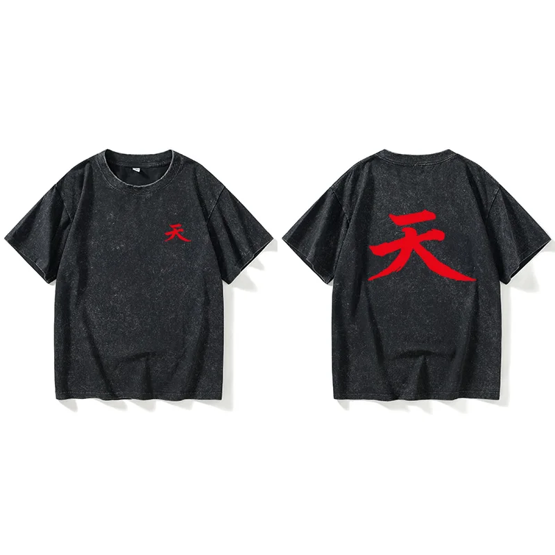 

Женская футболка Street Fighter Assassination Punch свободного кроя с коротким рукавом и круглым вырезом, летняя, хлопковая, с классическим узором, для повседневной носки