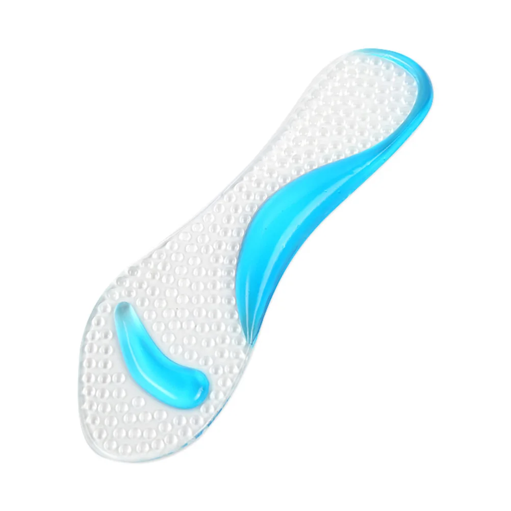 Women Gel High Heel Arch Support Pain Relief Silicone Cushion Pad for Shoes Gel Insole Non-Slip Reusable Removable Washable