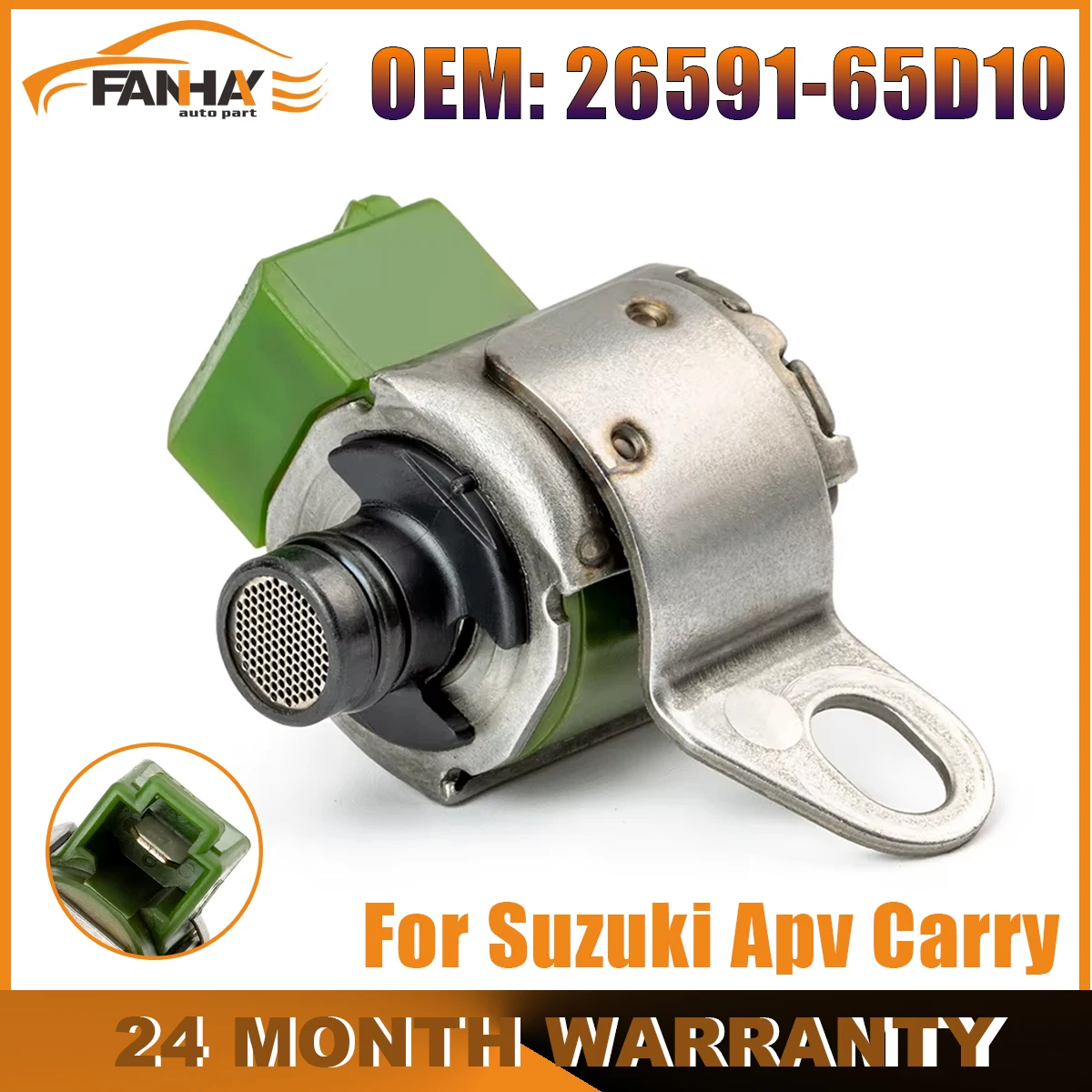 New OEM 26591-65D10 Car Transmission Solenoid Valve for Suzuki Apv Carry 2659165D10 2659165D10000 26591-65D10-000 Car Part