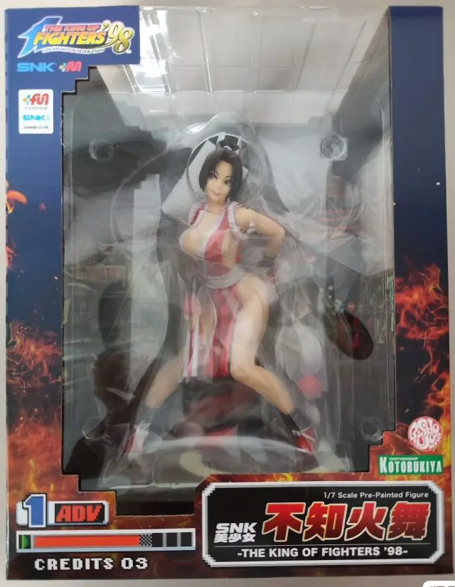 

In Stock Original Kotobukiya BISHOUJO SNK Mai Shiranui Statue King of Fighters '98 DREAM MATCH NEVER ENDS Action Model Toy