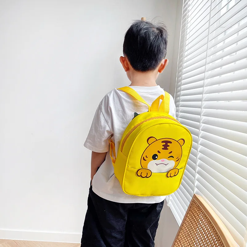 Little Tiger Baby Children's Backpack Outdoor Cartoon Lightweight and Cute Animal Children's  Personalized Small Book Bag