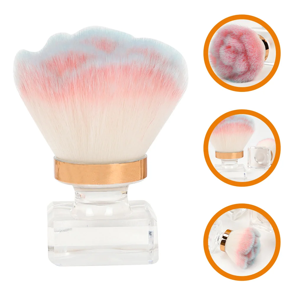 

Loose Powder Brush Blush Makeup Brushes for Cheeks Face Cleaning Travel