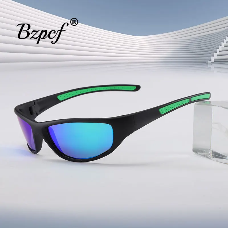 New Fashion Square European-style men's outdoor polarized sunglasses men's and women's riding driving Anti-Glare Eyewear UV400