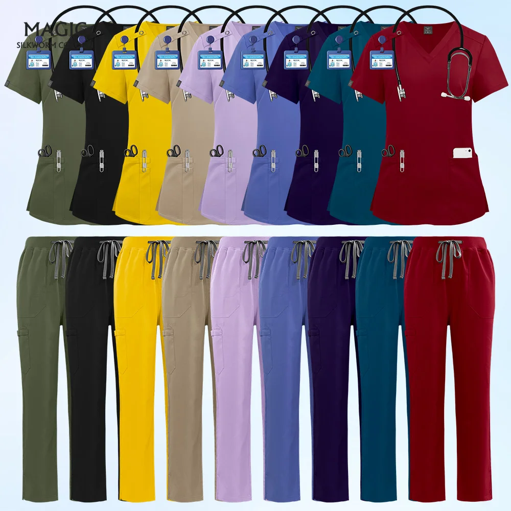 

Оптовая продажа, костюм доктора для домашних животных, многоцветный скраб, спецодежда, женские аксессуары для медсестры, хирургический набор, больничная медицинская хирургическая форма