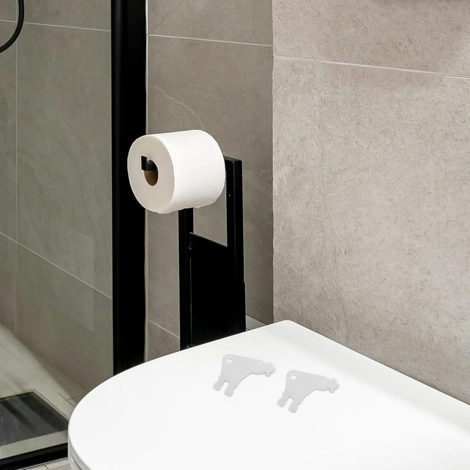 

4Pcs Paper Towel Dispenser Commercial Use for Restroom Maintenance Toilet Paper Holder Replacement Unlock Tool