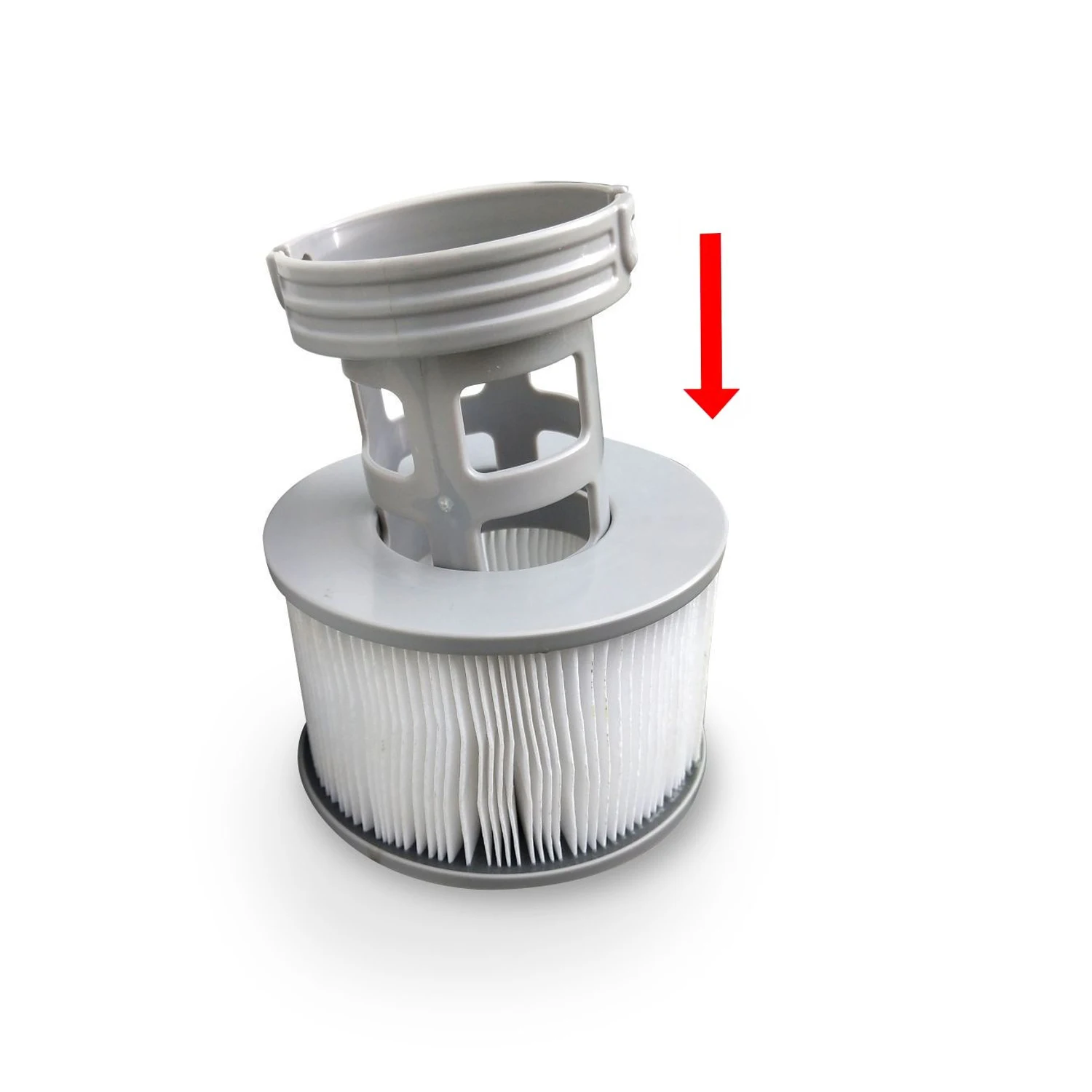 Aufblasbarer Whirlpool-Spa-Badewasserfilter für Miweba MSpa Whirlpool Ersatzfilter/Filterhalter für aufblasbare Pools – Detail 2