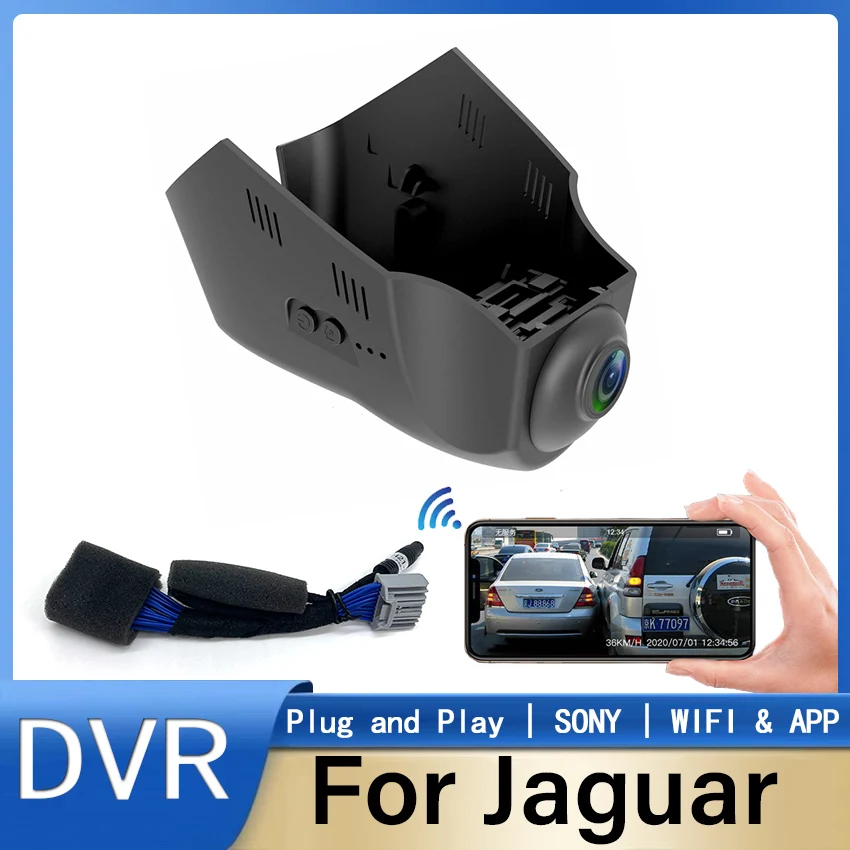 

Автомобильный видеорегистратор, передняя и задняя камера для Jaguar F-Pace F Pace E-pace E pace f type f-type XF XE 2016-2020 Dashcam 4K 2160P