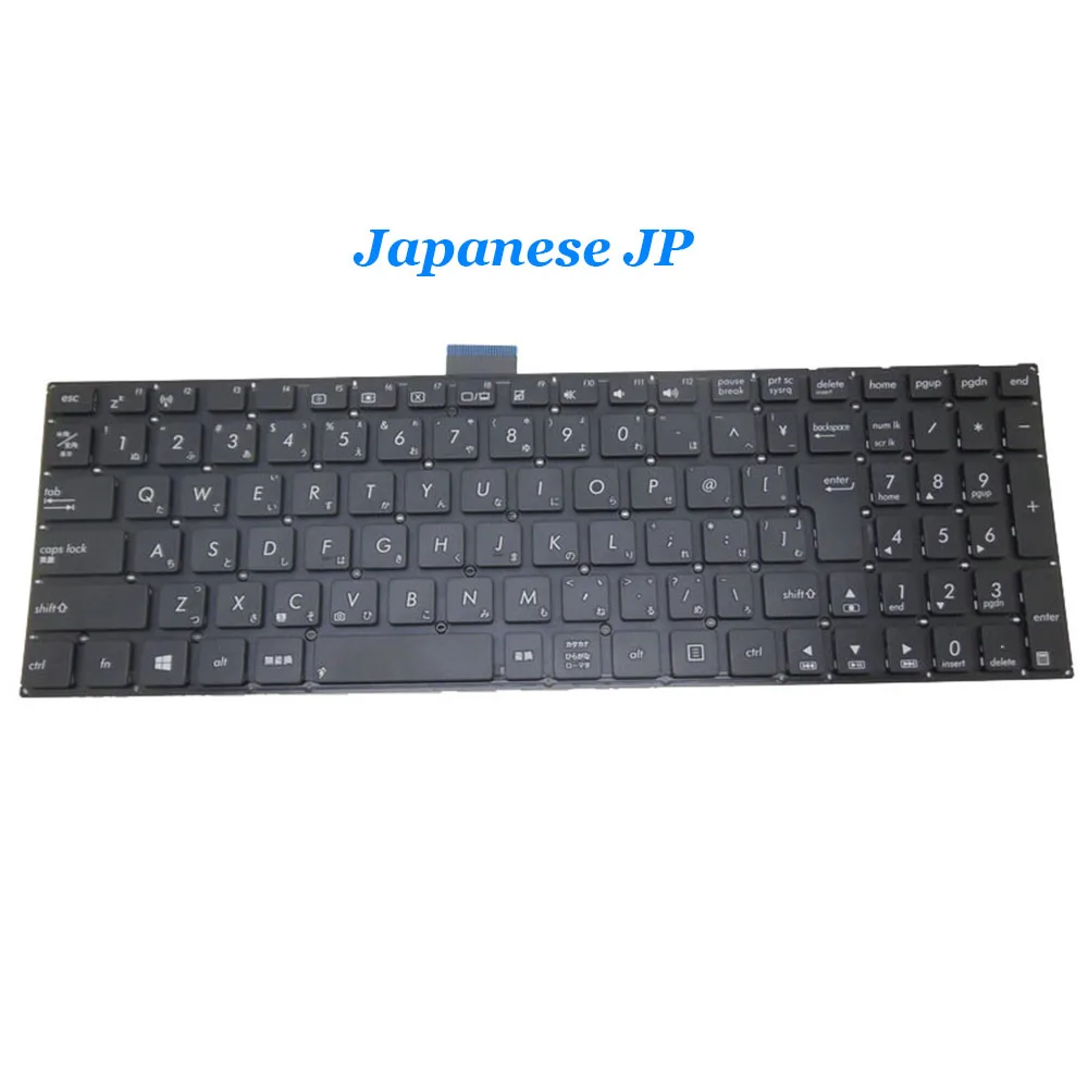 FR\JP\LA Laptop Keyboard For ASUS F502 F502C F502CA R509CA X502 X502C X502CA Black Without Frame