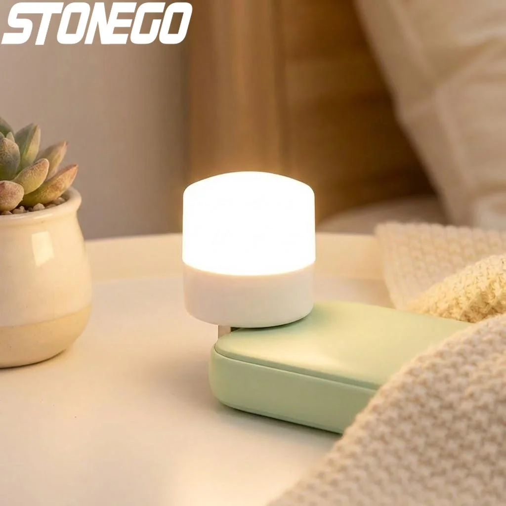 

USB LED-лампа для чтения, портативная, компактная, с защитой для глаз, ночник для компьютера, с функцией зарядки, круглый дизайн
