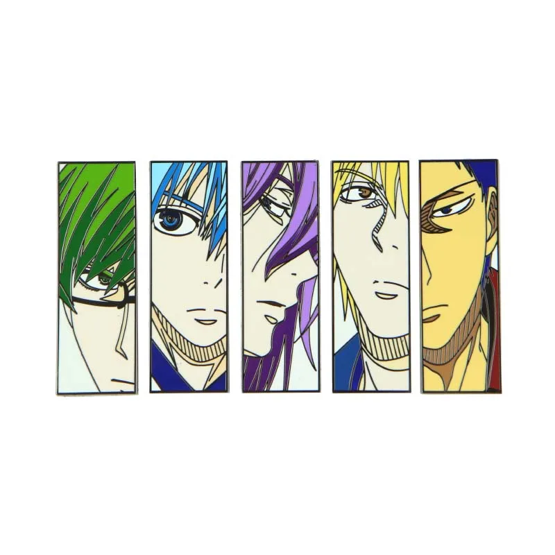 Kuroko's Basketball Metal Patch Kuroko tetsuya kise ryouta midorima Shintaro aomine Daiki murasakibara Atsushi FIGURE