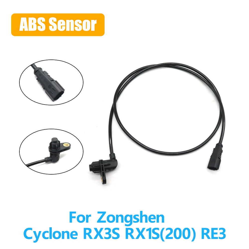 Para Zongshen Cyclone RE3 RX3S RX 1S 3S RE 3 RX1S 200 motocicleta ABS Sensor de velocidad de rueda delantera accesorios RX3S
