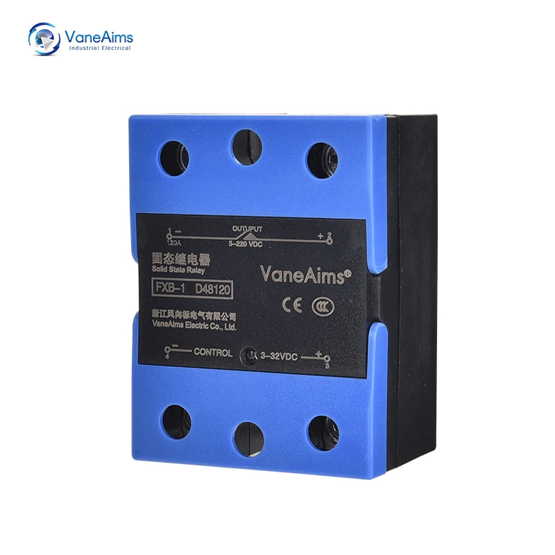 

Solid State Relay DC-AC DC-DC AC-AC Single Phase SSR 10A 25A 40A 60A 80A 100A 120A DD DA AA Relay Module for Temperature Control