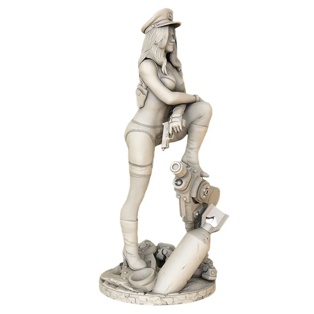 레이디 블랙호크 피규어 1:24 미니어처 피규어 송진 모델 키트, 도색되지 않은 플라스틱 모델 키트, A504