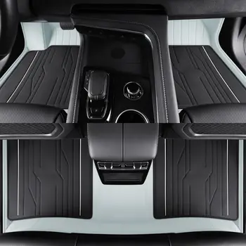 Kožená hovězí kožená rohožka na míru, 5místná, ECO materiál, pro Zeekr 001, levé/pravé řízení 8 nejlepší prodej autokoberce pro řidiče vpravo - №4