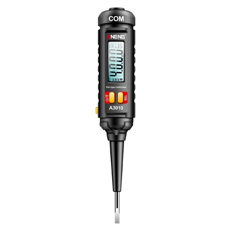 

ANENG A3010 Pen-Type Digital Multimeter 4000 Counts True-RMS Auto Range Backlight LCD Electrician Tester Tool