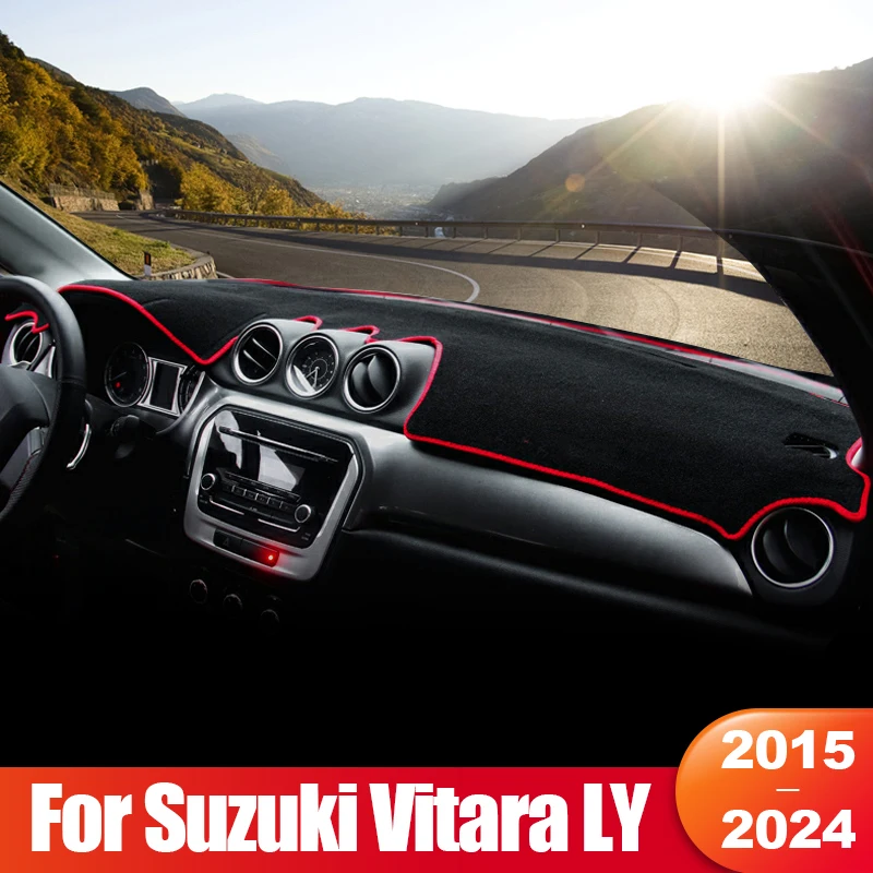 

For Suzuki Vitara LY 2015 2016 2017 2018 2019 2020 2021 2022 2023 2024 Car Dashboard Sun Shade Cover Non-slip Pad Accessories