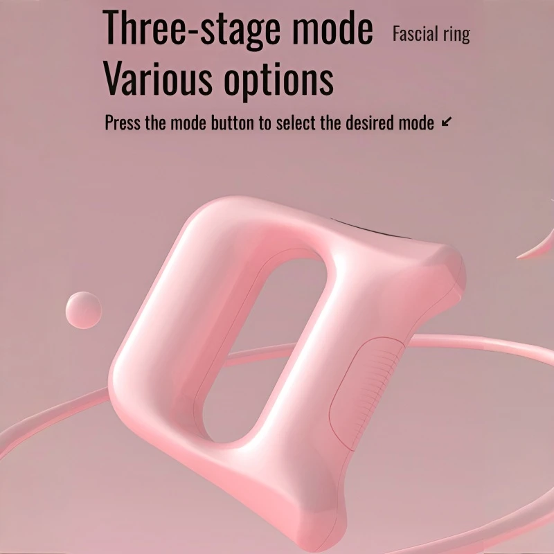 Anello Massaggiante Vibrante, Stimolatore Muscolare per Fitness e Yoga, Ricaricabile, Brucia Grassi Rapido, Attrezzatura Portatile per Allenamento in Palestra e a Casa