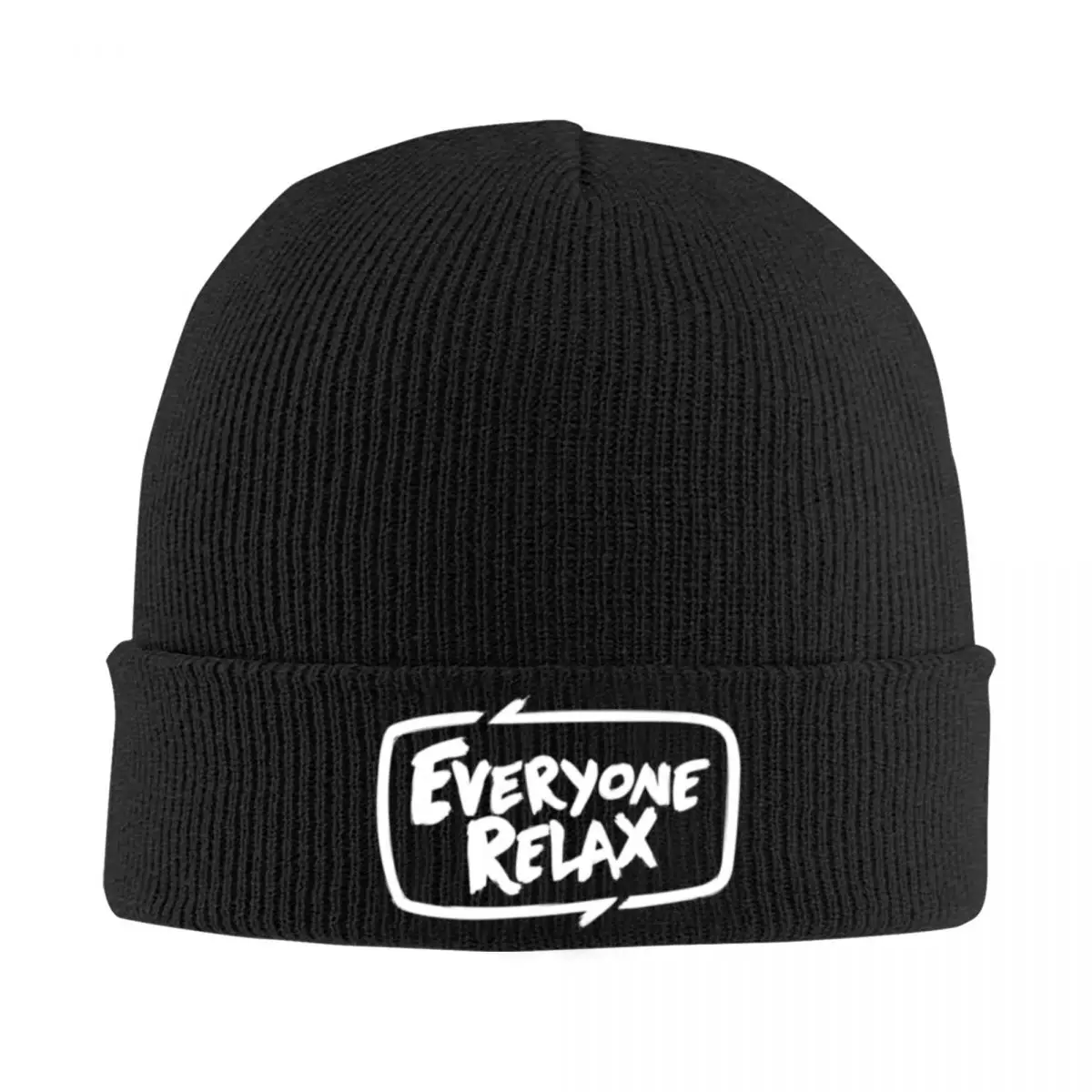 

TOFOP - Everyone Relax (white) A Knitted Hat Cap