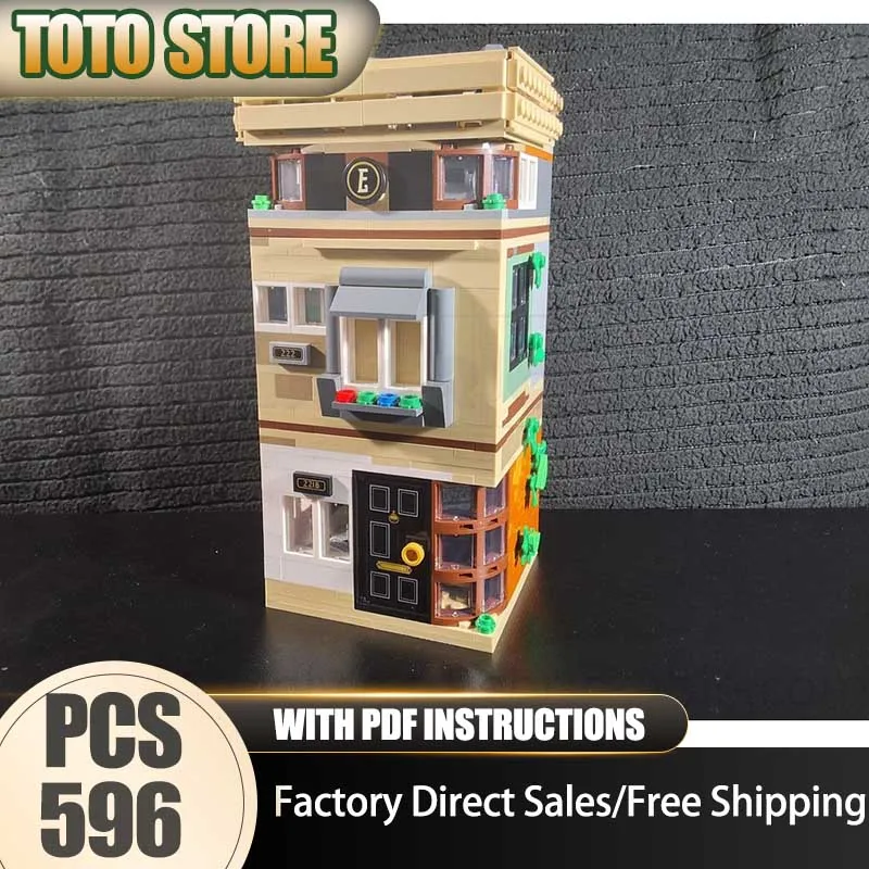 

City Street View Moc Building Bricks Modular Baker Street Model Technology Modular Blocks Gifts Christmas Toys DIY Sets Assembly