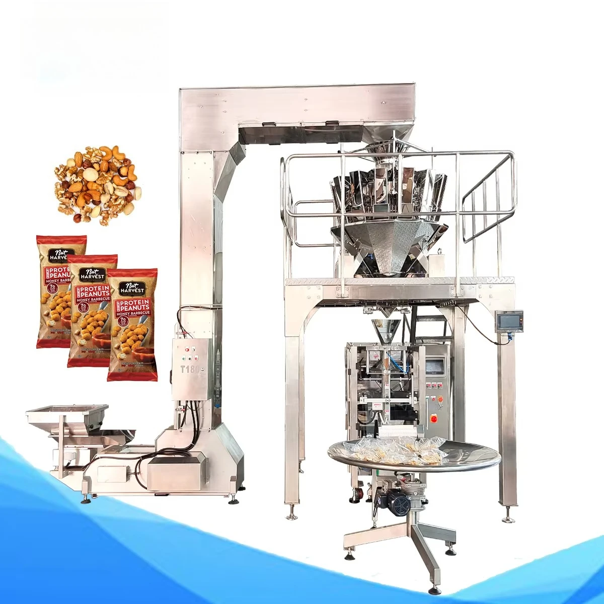 FOODLINE VFFS Packaging Machine Output Adjustable VFFS Packer For Flexible Production Capacity According To Factory Order Volume
