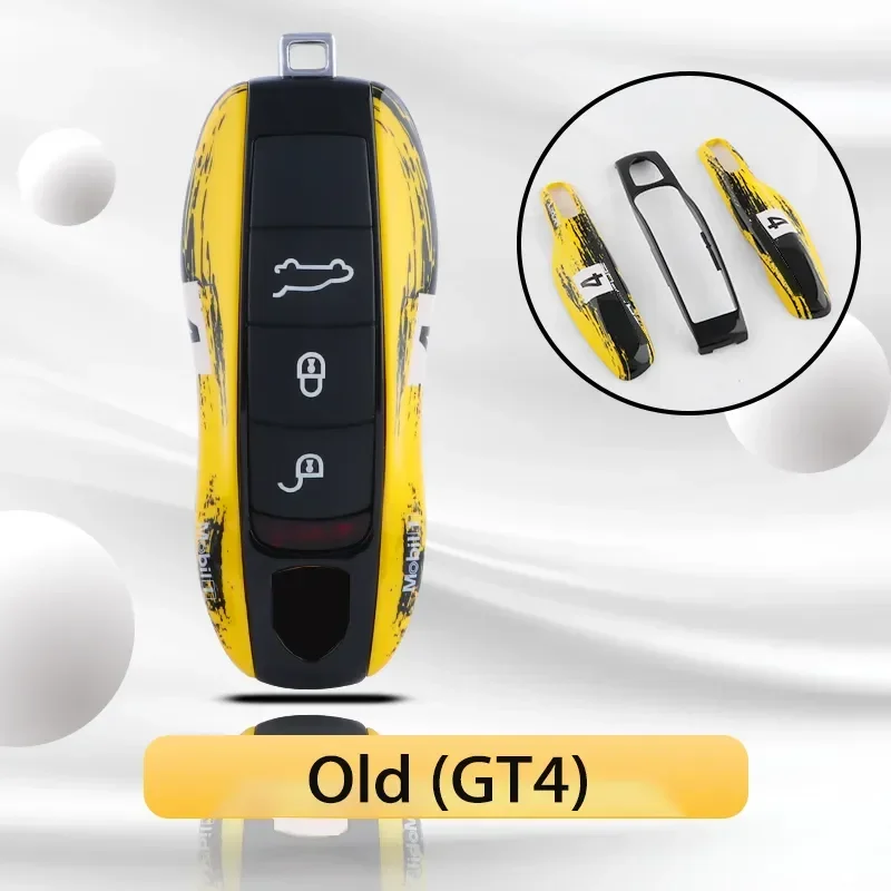 Multiple Painting for Porsche Cayenne 718 MACAN Panamera 911 Macan Boxster Cayman Remote Car Key Case Replace Cover Accessories