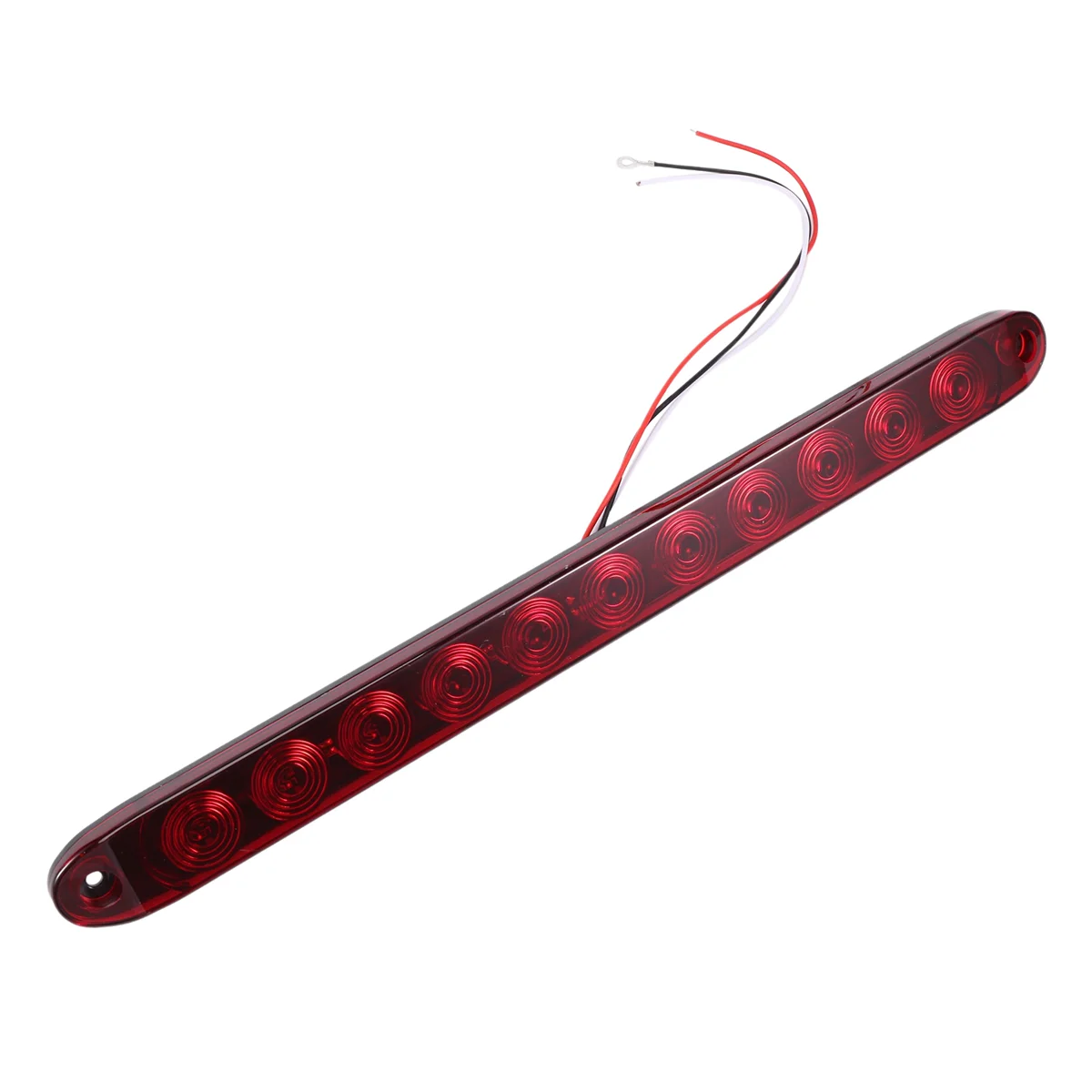 1Pcs Red 15 Inch 11 Led Light Bar Stop Turn Tail 3Rd Brake Light Truck Trailer Identification Id Bar Waterproof