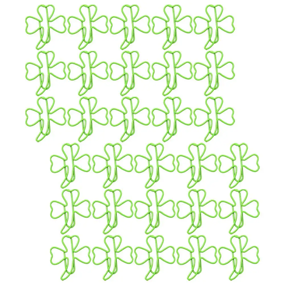 30 Pcs Paper Clip Colored Paperclips Bookmark File Folder Metal Thick Bookmarks Work