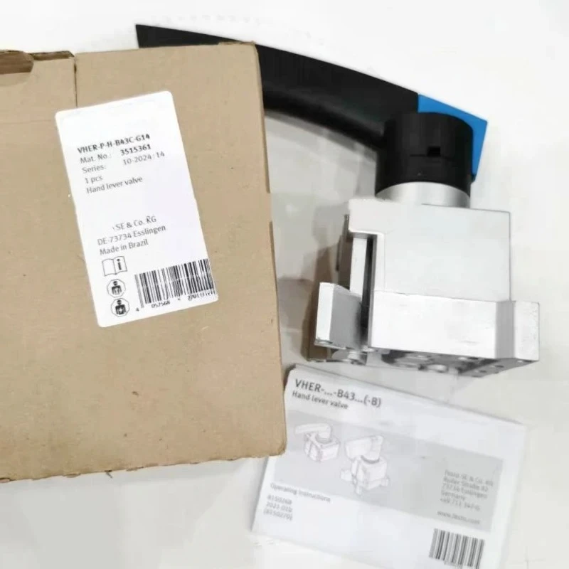 Original  VHER-P-H-B43C-G14 3515361  VHER-P-H-B43C-G12 3192074   rotary handle valve