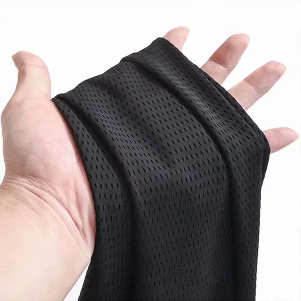 Sports Pants Men's Quick-drying Ice Silk Breathable Nine-point Summer Thin Running Fitness Loose Mesh Air-conditioning Trousers