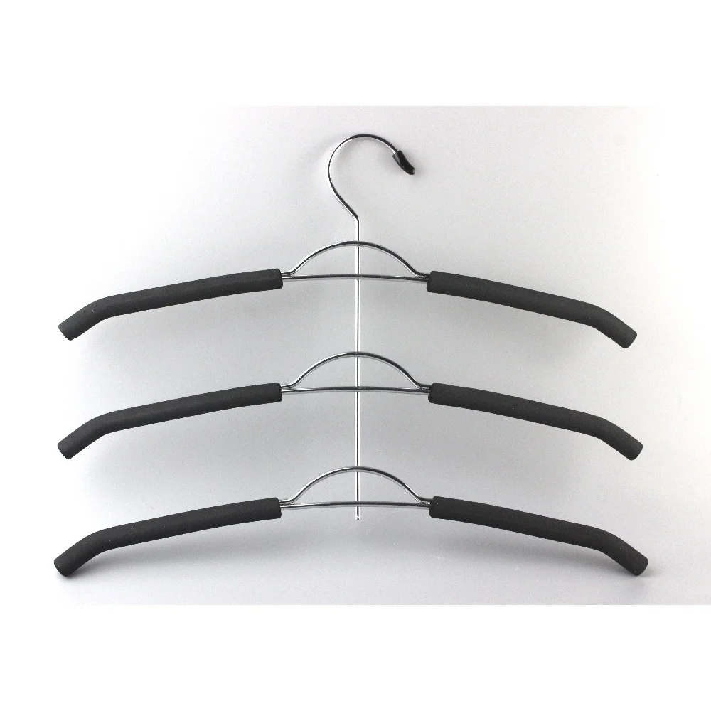 Multi Layer Clothes Hanger Storage And Sorting Racks Creative Three Layers Non Slip Clothes Hanger Display Rack Coat Racks