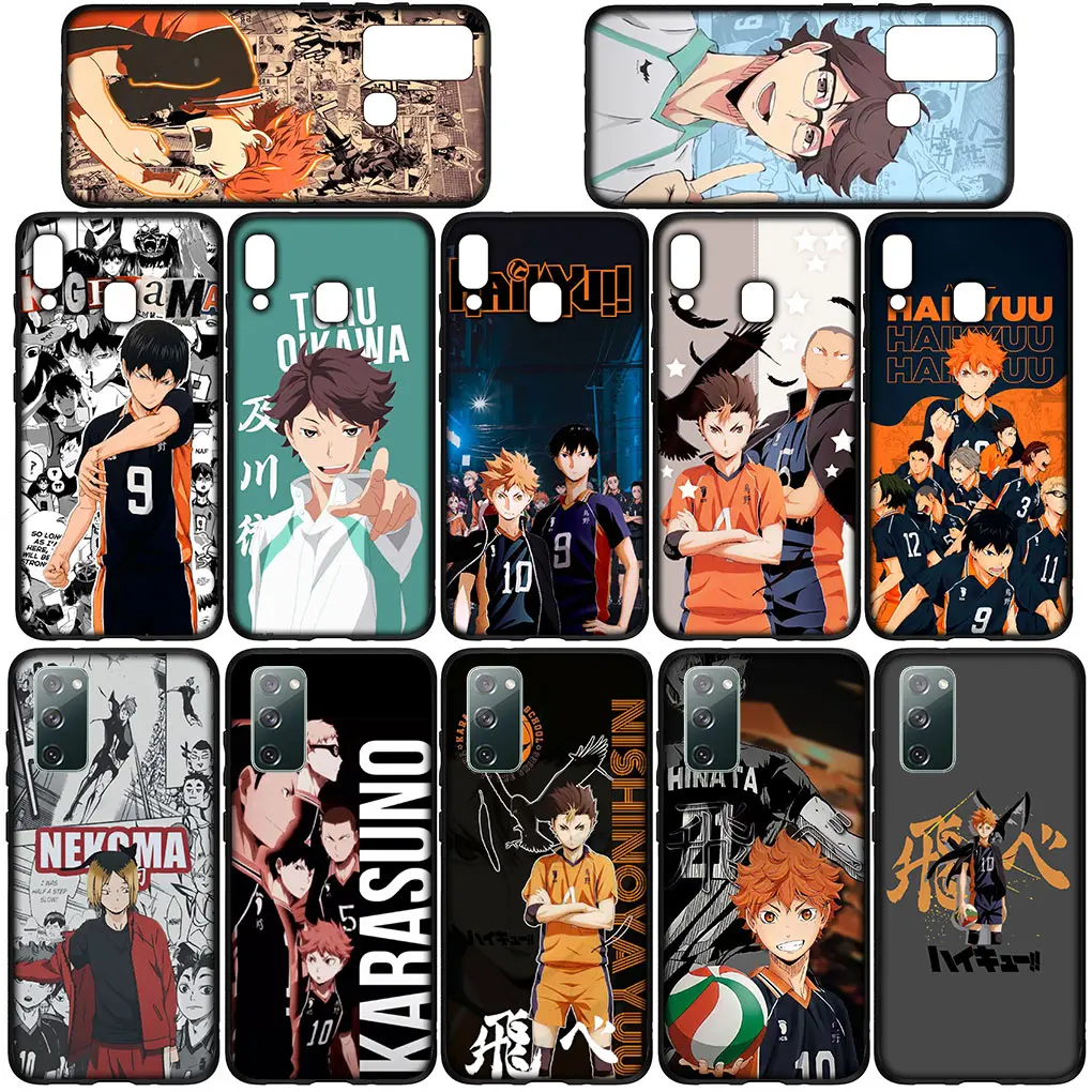 Toru Oikawa Haikyuu Shoyo Hinata Phone Cover Case for Xiaomi Poco X3 NFC X4 M2 M3 M4 Pro M5 F3 X2 C40 GT Soft Casing