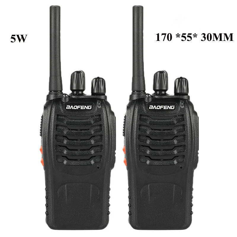 Imagem -04 - Baofeng Bf88e Walkie Talkie Interphone sem Fio Freqüência Europeia ao ar Livre Hotel Interior Handheld Interphone Pcs por Pacote Pmr