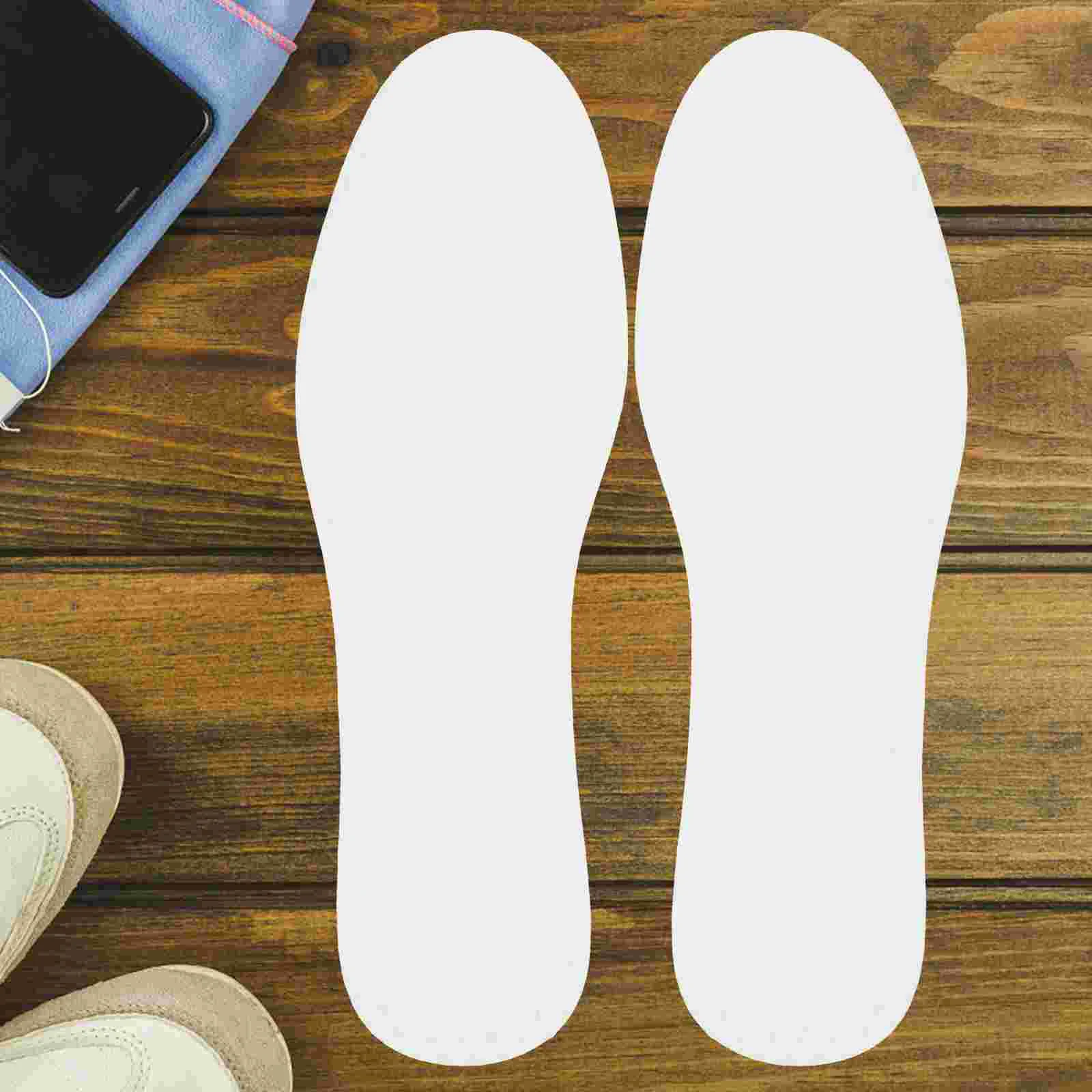 20 Pairs Sweat-absorbing Insoles Mens Sneakers Women Shoe Water Lining Shoes for Paper Liners Miss Thin