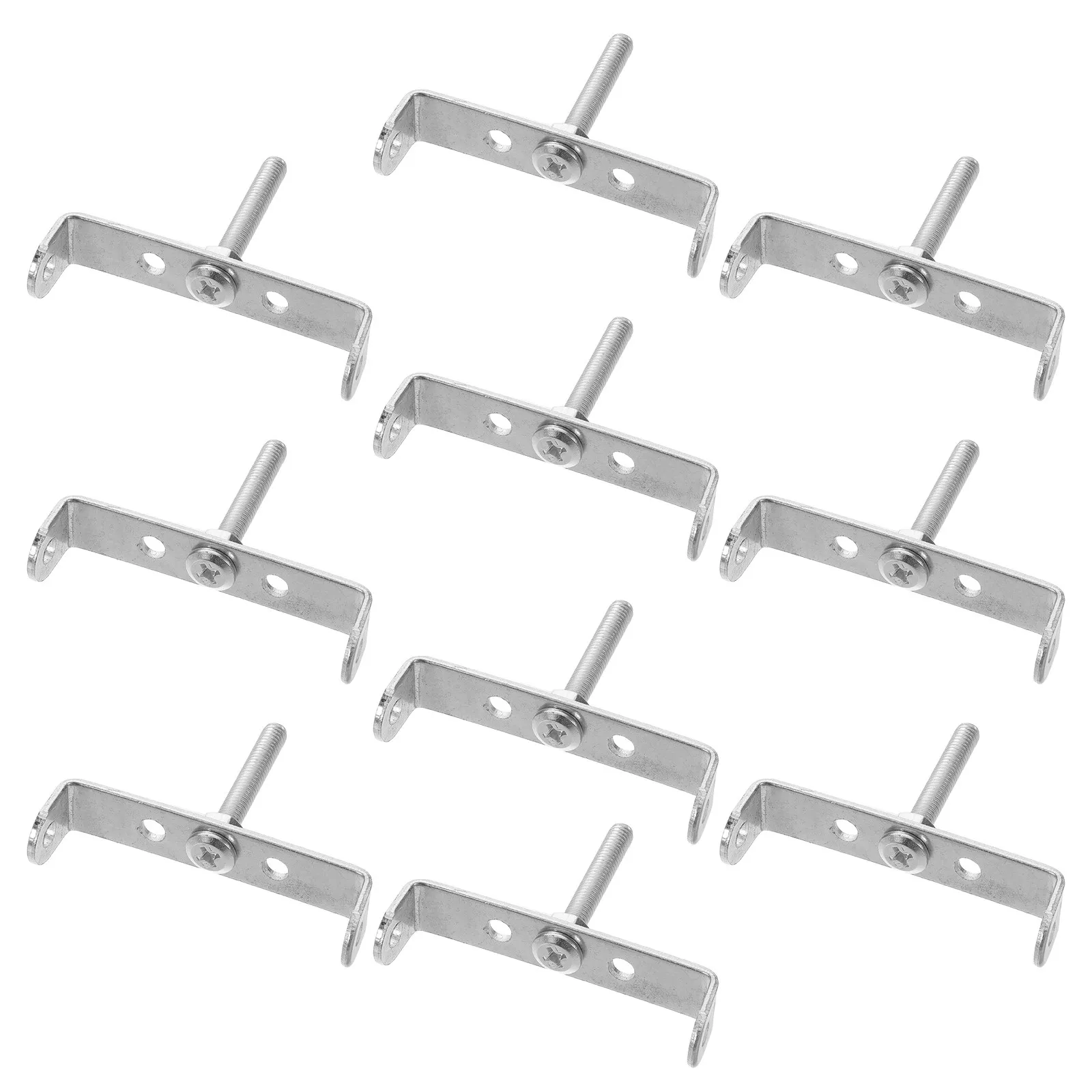 

10Pcs Bike Rear Rack Connector U-Shaped Cargo Adapter for Mountain Bicycle Rear Rack Mounting Accessories Hardware
