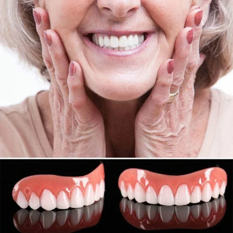 Top Quality Upper With Lower Dentures Perfect Smile Veneer Denture Oral Hygiene Tool Denture Instant Smile Dental Cosmetics