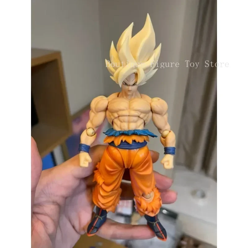In Stock Jesse Dragon Ball SHF Legendary Super Saiya SSJ2 Son Goku 2.0 3.0 Heads Accessories Anime Action Figures Toys Model view 5