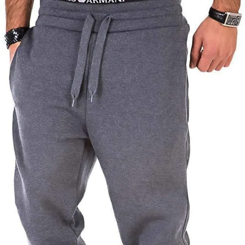 European and American Men's and Women's Casual SportsTrousers Elastic Belt Pants Sweatpants Manufacturer Logo