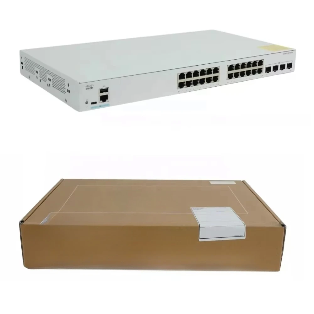 

C1300-24P-4G Switch Original Box New Cisco Catalyst 1300 Series 24 Ports Layer 3 Managed