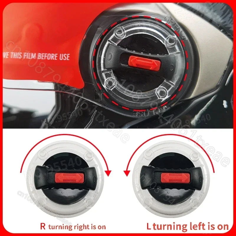 LS2 helmet accessories FF358/370/386/394/396 lens original buckle base switch buckle ear cover knob capacete de moto ls2