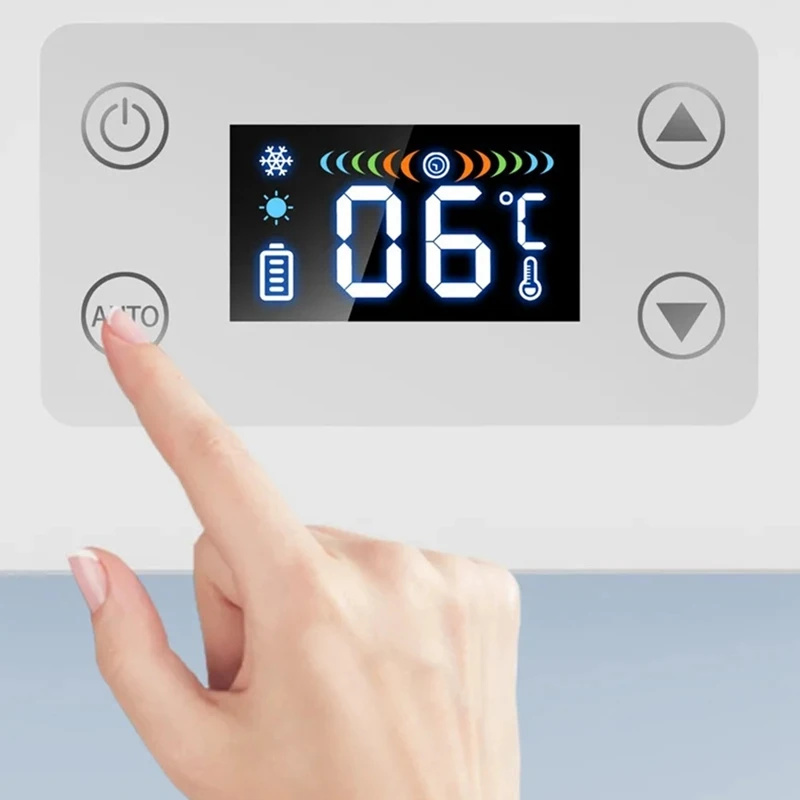 BAAG-Rigorifero portatile per auto Crescita delle farmaci Ormone Interferon Insulina Ricarica USB Termostato Mini frigorifero Spina UE