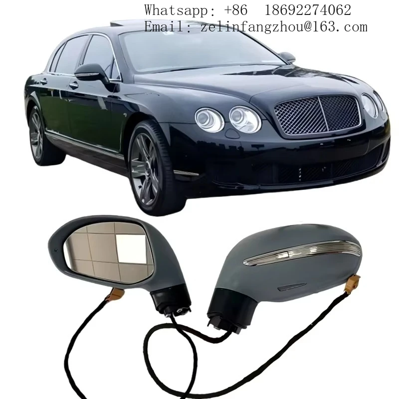 

Для Bentley Flying Spur 2005-2008: Обновление до модели 2009-2012. Зеркало заднего вида OEM 3W0857521 3W0857522. Боковое зеркало двери автомобиля.