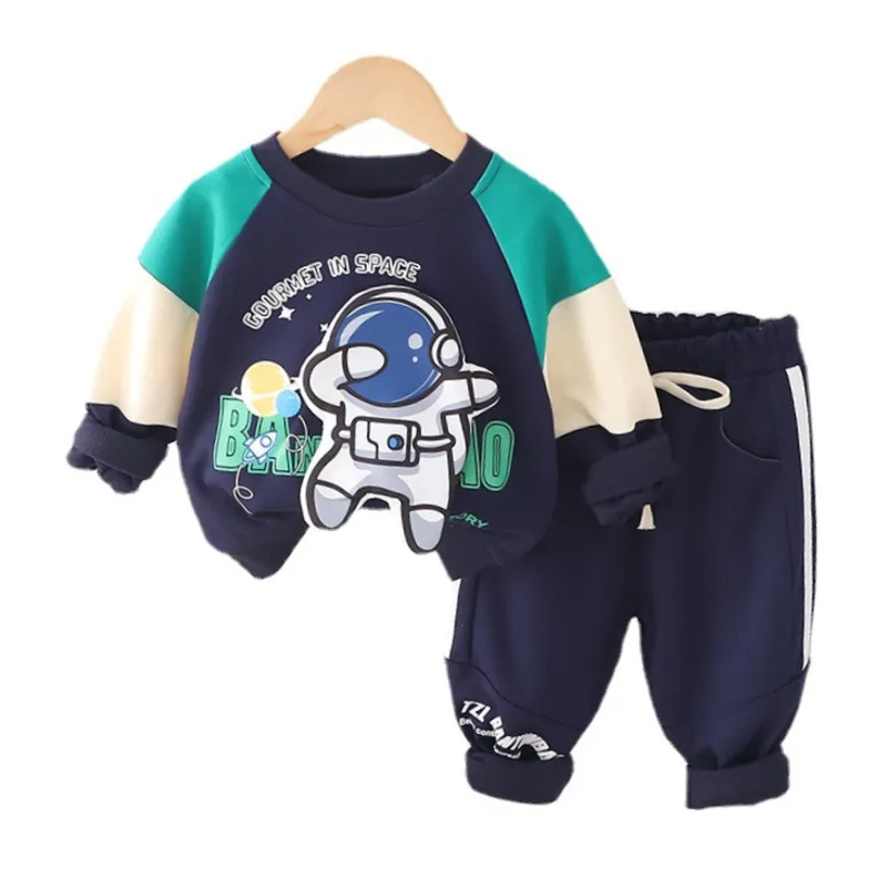 New Spring Autumn Fashion Baby Girls Clothes Suit Boys Outfits Children T-Shirt Pants 2Pcs/Sets Toddler Costume Kids Tracksuits