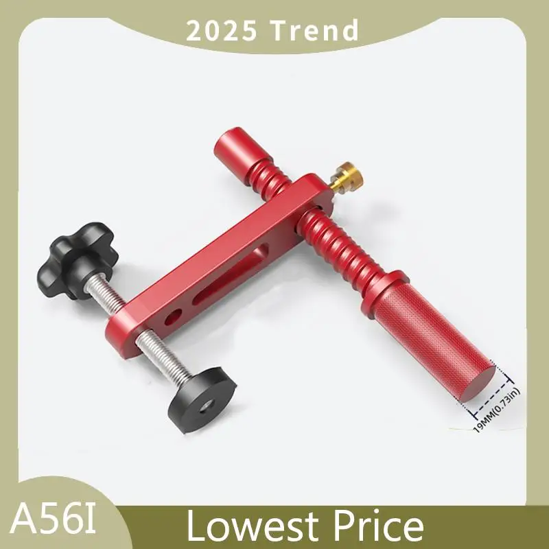 

A56I Top 2Pcs Woodworking Fast Pressure Feeder Desktop Pressure Plate Press Clip Manual Clamping Aluminum Alloy Accessories
