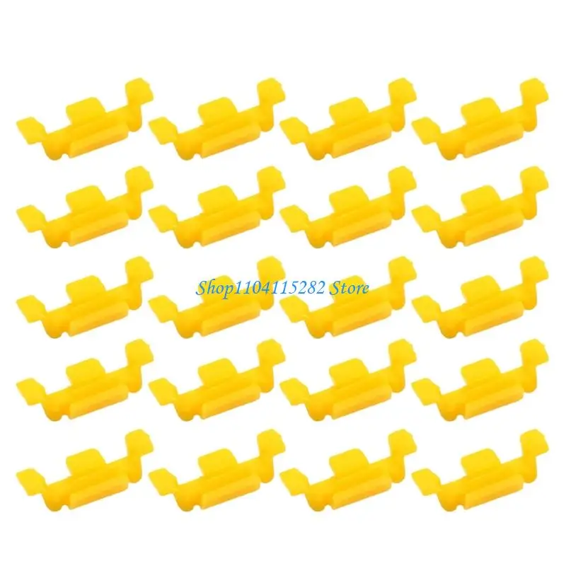 

Vehicle Vent Retainer Clip Shaking Resistant Upgrades Quick Release Car Vent Fastener 20pcs for Car 5/7Series