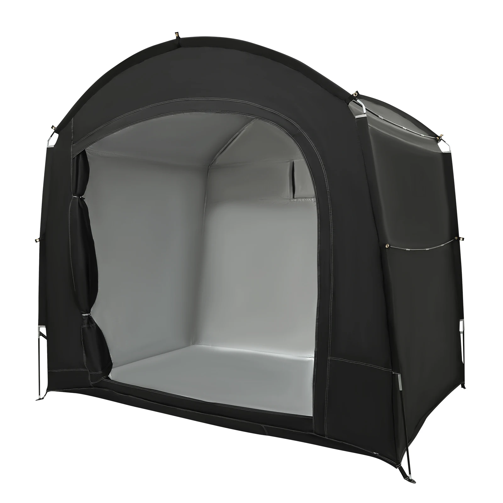 AliExpress Bymaocar 220×150×185cm Portable Outdoor Bike Storage Tent Waterproof UV‑Resistant Bicycle Shelter for Motorcycle Lawn Mower Garden Tools